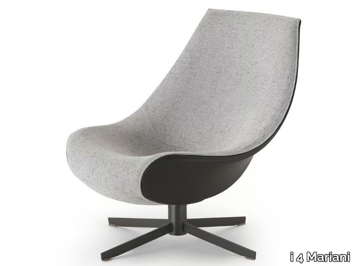 OYSTER - Swivel fabric armchair _ i 4 Mariani