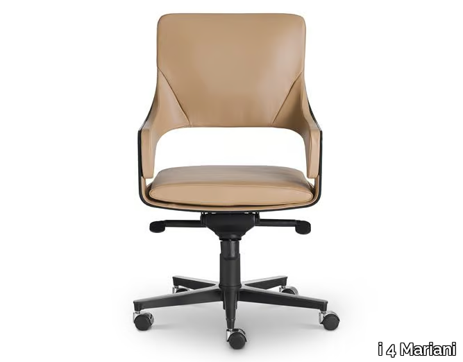 SILHOUETTE - Swivel leather executive chair _ i 4 Mariani