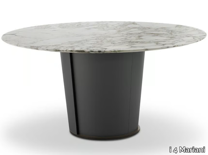 PAPIER - Round marble table _ i 4 Mariani