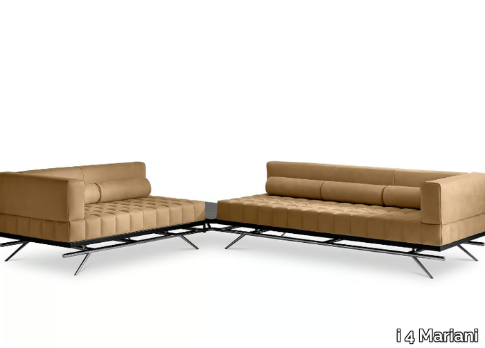 PIGRECO - 3 seater corner leather sofa _ i 4 Mariani