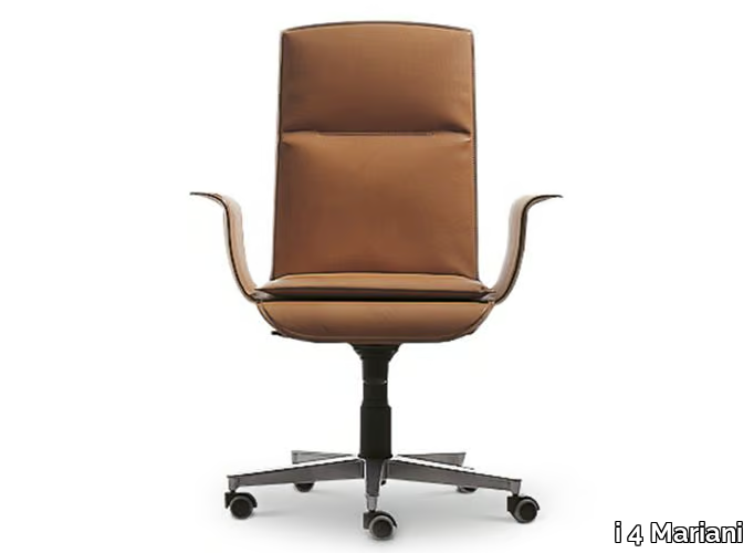 WING - Leather executive chair with armrests _ i 4 Mariani