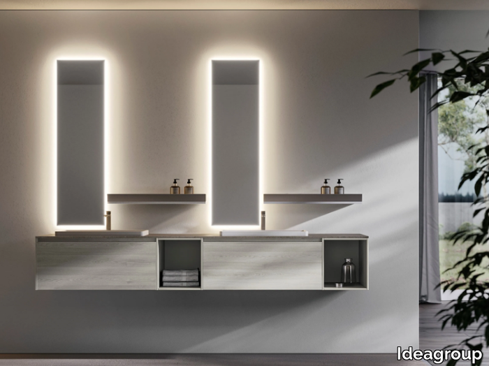 NYÙ 04 - Wall-mounted vanity unit _ Ideagroup