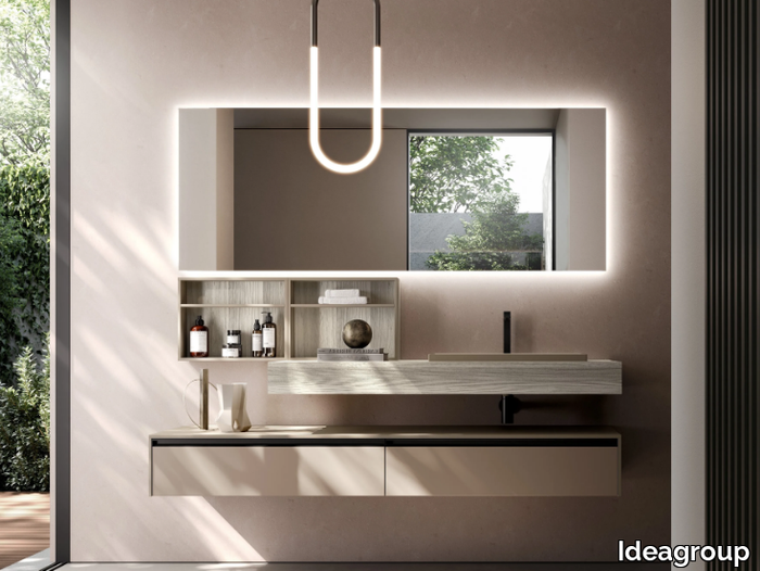 SENSE 10 - Vanity unit with mirror _ Ideagroup