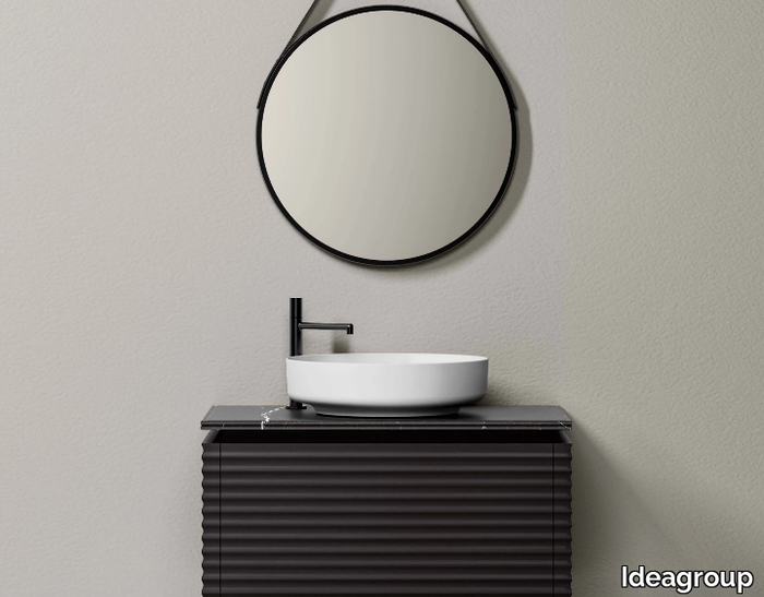 DOLCEVITA 13 - Wall-mounted vanity unit with mirror _ Ideagroup