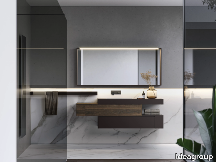 NYÙ 01 - Wall-mounted vanity unit _ Ideagroup