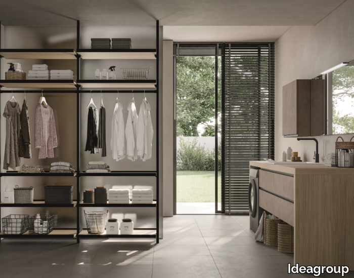 SPAZIO TIME 05 - Sectional laundry room cabinet _ Ideagroup