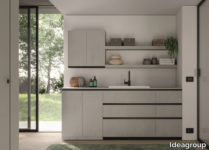 SPAZIO TIME 09 - Sectional laundry room cabinet _ Ideagroup