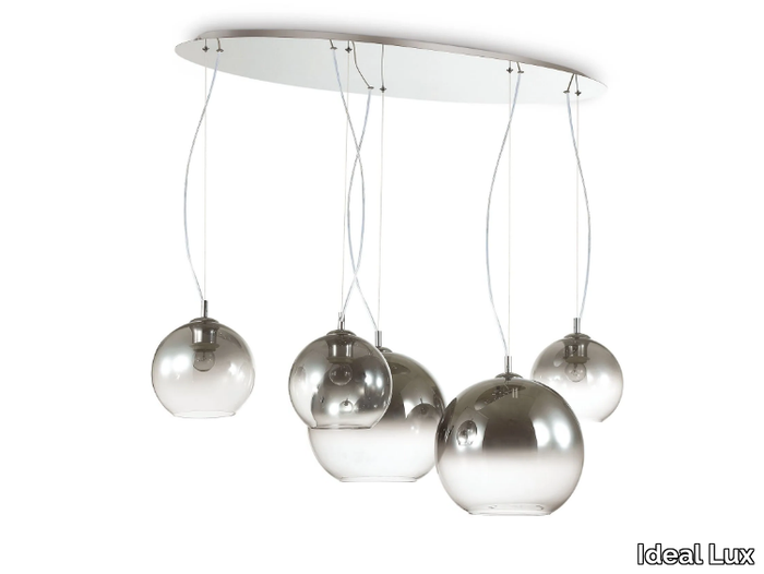 NEMO SP5 - Blown glass pendant lamp _ Ideal Lux