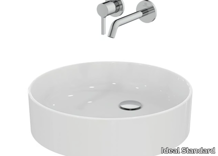 CONCA - T3696 - Countertop round ceramic washbasin _ Ideal Standard