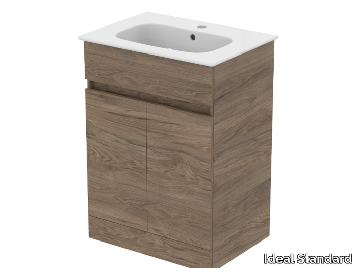 SMART T5676 - Floor-standing vanity unit with integrated washbasin _ Ideal Standard