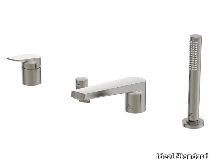 LA DOLCE VITA - BD671 - 4 hole deck mounted bathtub tap with hand shower _ Ideal Standard