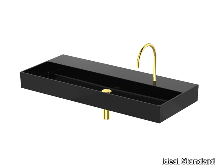 SOLOS - T5367 - Rectangular grinded Diamatec® washbasin _ Ideal Standard