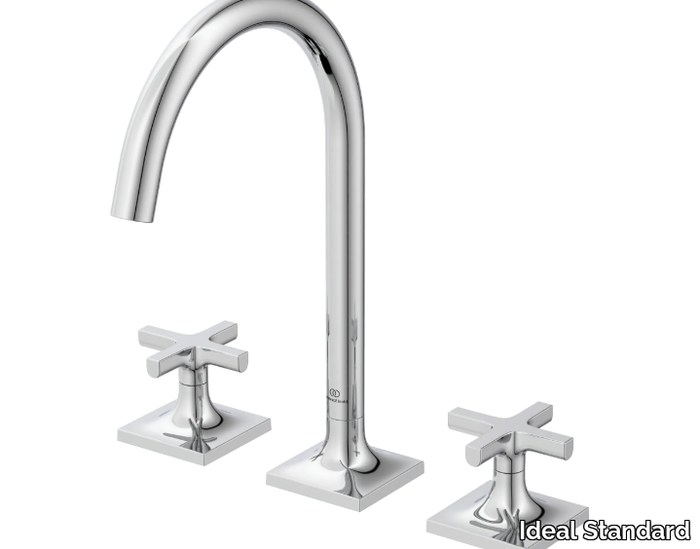 JOY NEO - BD145 - 3 hole countertop washbasin tap _ Ideal Standard