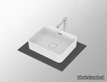 STRADA II - T2965 - Countertop ceramic washbasin with overflow _ Ideal Standard