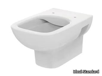 I.LIFE A - T4523 - Wall-hung rimless ceramic toilet _ Ideal Standard