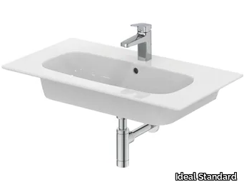 I.LIFE A - T4620 - Rectangular single ceramic washbasin with overflow _ Ideal Standard