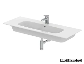 I.LIFE A - T4622 - Rectangular single ceramic washbasin with overflow _ Ideal Standard