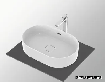 STRADA II - T3604 - Countertop oval washbasin with overflow _ Ideal Standard