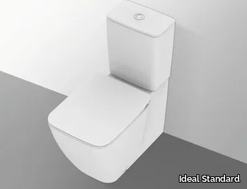 STRADA II - T2926 - Close coupled rimless ceramic toilet _ Ideal Standard