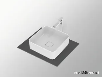 STRADA II - T2962 - Countertop square ceramic washbasin _ Ideal Standard