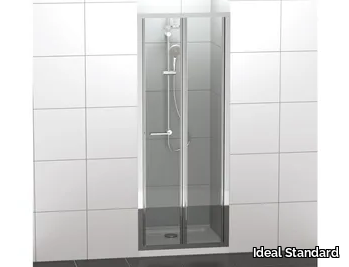 CONNECT 2 - PS - Niche tempered glass shower cabin with folding door _ Ideal Standard