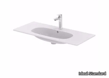 TESI - T3508 - Inset rectangular ceramic washbasin _ Ideal Standard