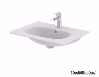 TESI - T3510 - Inset rectangular ceramic washbasin _ Ideal Standard