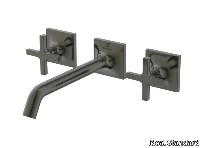 JOY NEO - BD153 - 3 hole wall-mounted washbasin tap with individual rosettes _ Ideal Standard