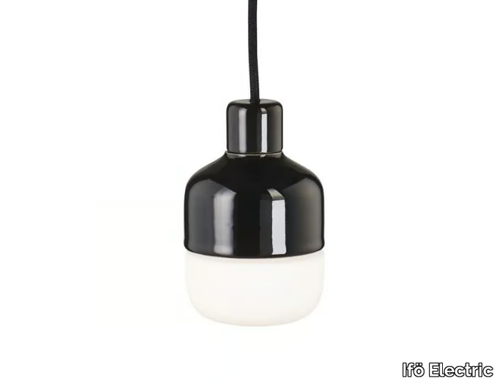 OHM 100 - LED opal glass pendant lamp _ Ifö Electric
