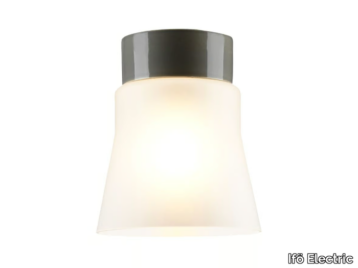 OPEN ANNA - LED opal glass ceiling lamp _ Ifö Electric