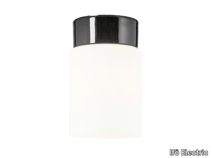 OPEN TINA - Opal glass ceiling lamp _ Ifö Electric