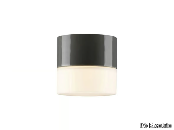 OPUS 100 - Opal glass and porcelain LED wall lamp / ceiling lamp _ Ifö Electric