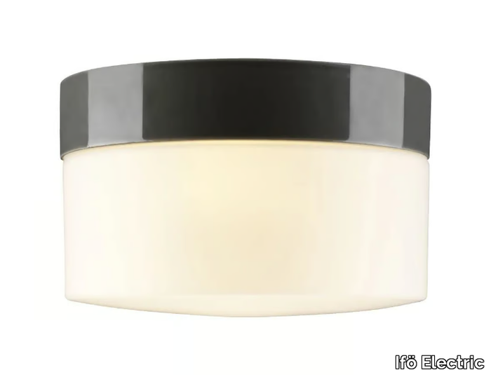 OPUS 200 SAUNA - Opal glass and porcelain wall lamp / ceiling lamp _ Ifö Electric