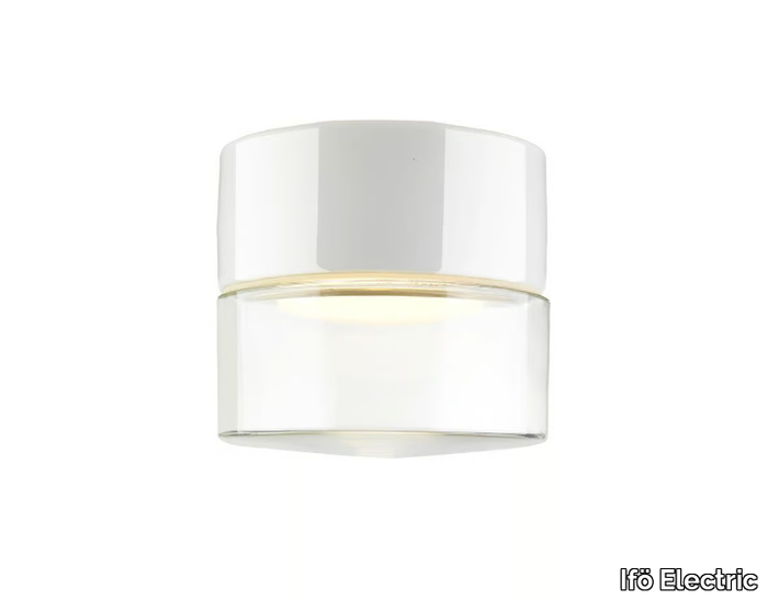 ATON GIZA - Glass and porcelain wall lamp / ceiling lamp _ Ifö Electric