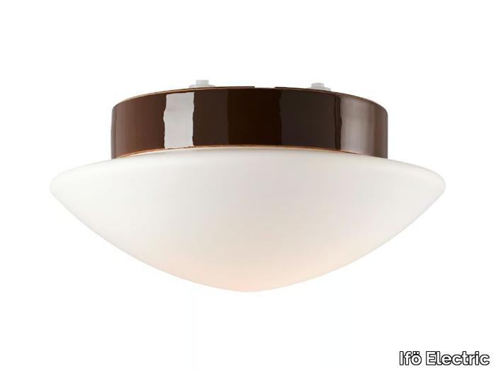 CONTRAST SOLHEM SAUNA - Opal glass wall lamp / ceiling lamp _ Ifö Electric