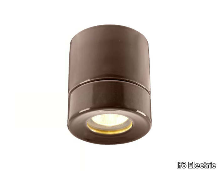 LIGHT ON SAUNA - Ceiling / wall-mounted porcelain spotlight _ Ifö Electric