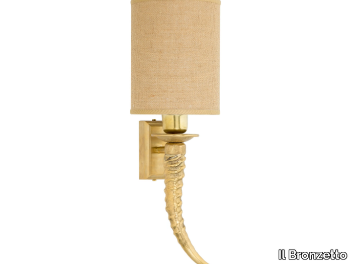 ECLECTIC HORN 02 - Brass wall light _ Il Bronzetto