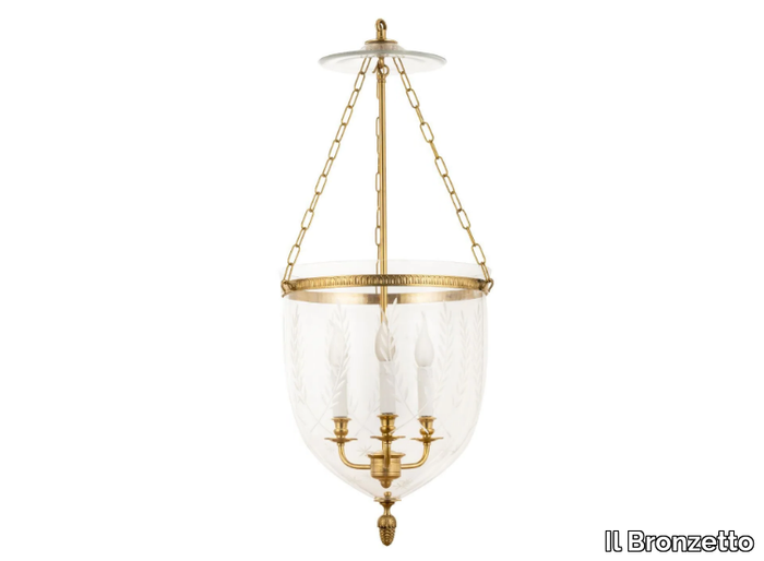 LUXURY FOUNDRY CLASSIC 571 - Handmade glass pendant lamp _ Il Bronzetto