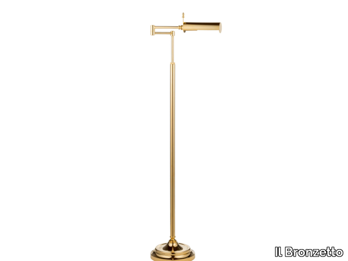 TIMELESS STUDIO 416 - Adjustable brass floor lamp _ Il Bronzetto