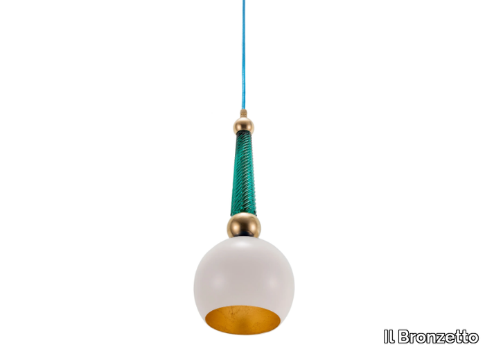 BLOSSOM ANTHOLOGY 01 - Brass pendant lamp _ Il Bronzetto