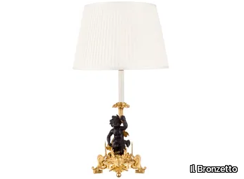 LUXURY FOUNDRY MYTHO 650 - Fabric table lamp _ Il Bronzetto