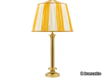 LUXURY FOUNDRY PALMIRA 740 - Brass and fabric table lamp _ Il Bronzetto