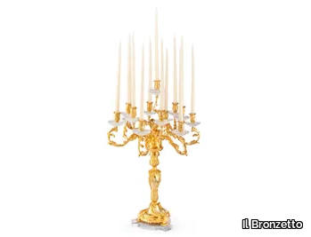 LUXURY FOUNDRY REGGIA 802 - Brass candlestick _ Il Bronzetto