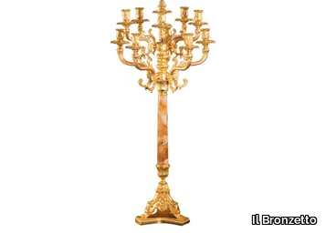 LUXURY FOUNDRY REGGIA 800 - Marble candlestick _ Il Bronzetto