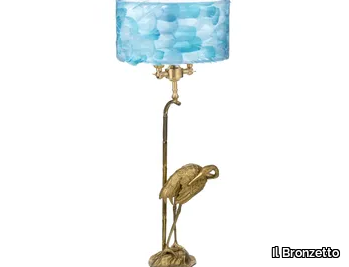 ECLECTIC FAUNA 05A - Brass table lamp _ Il Bronzetto