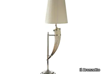 ECLECTIC HORN 03 - Brass table lamp _ Il Bronzetto