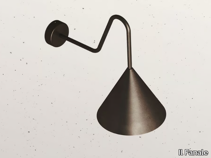 CONE 286.07 - Iron wall lamp _ Il Fanale