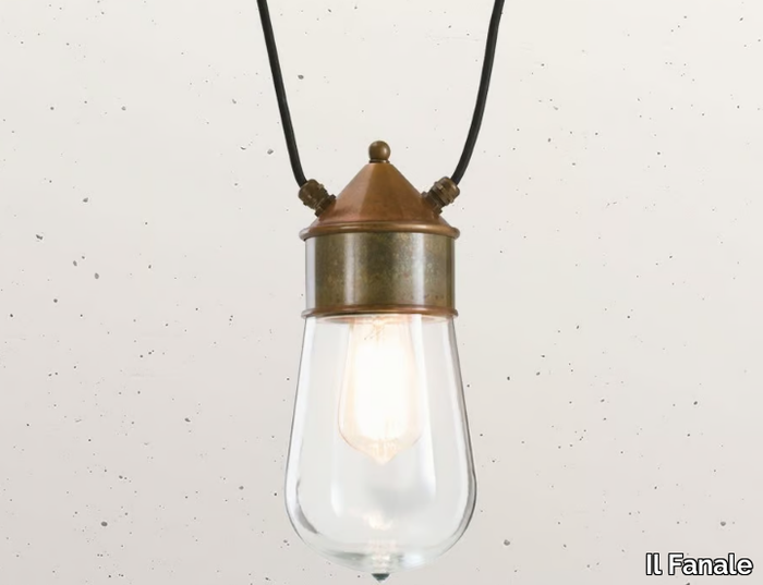 DROP 270.02 - LED glass pendant lamp _ Il Fanale