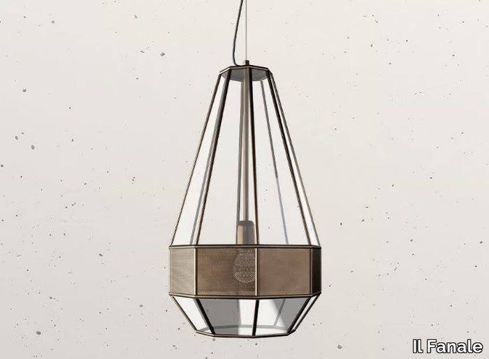 MASSIRA - Brass pendant lamp _ Il Fanale