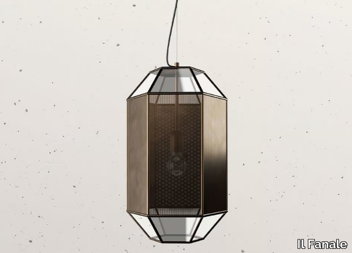 MASSIRA - Brass pendant lamp _ Il Fanale